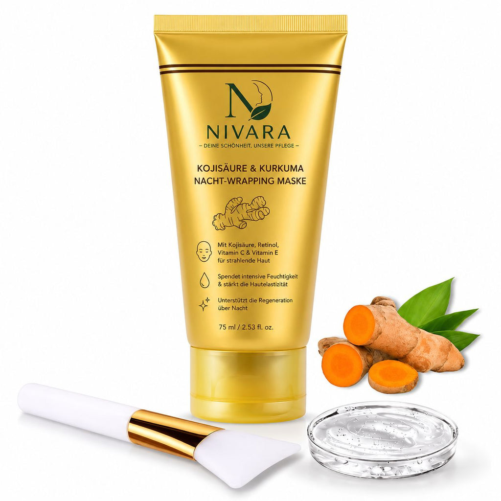 NIVARA Kojisäure & Kurkuma Night Wrapping Mask