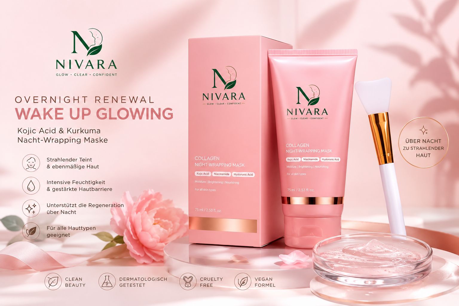 NIVARA Hydro Collagen Glow Mask